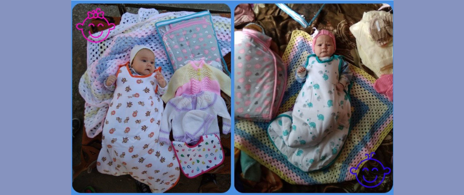 babies in baby sleeping bags in moldova