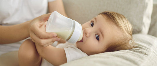 baby drinking milk