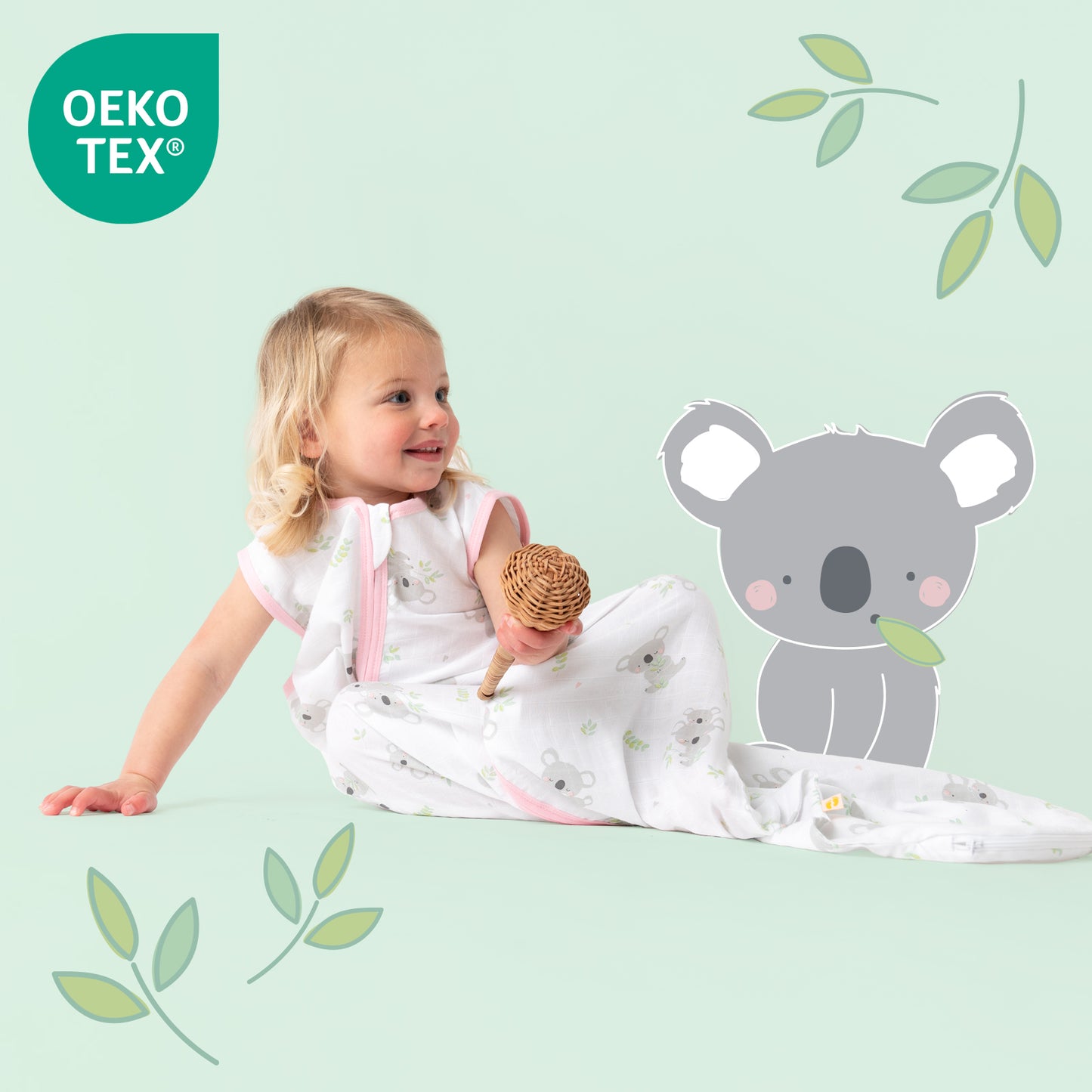 Muslin Baby Sleeping Bag - 0.5 TOG