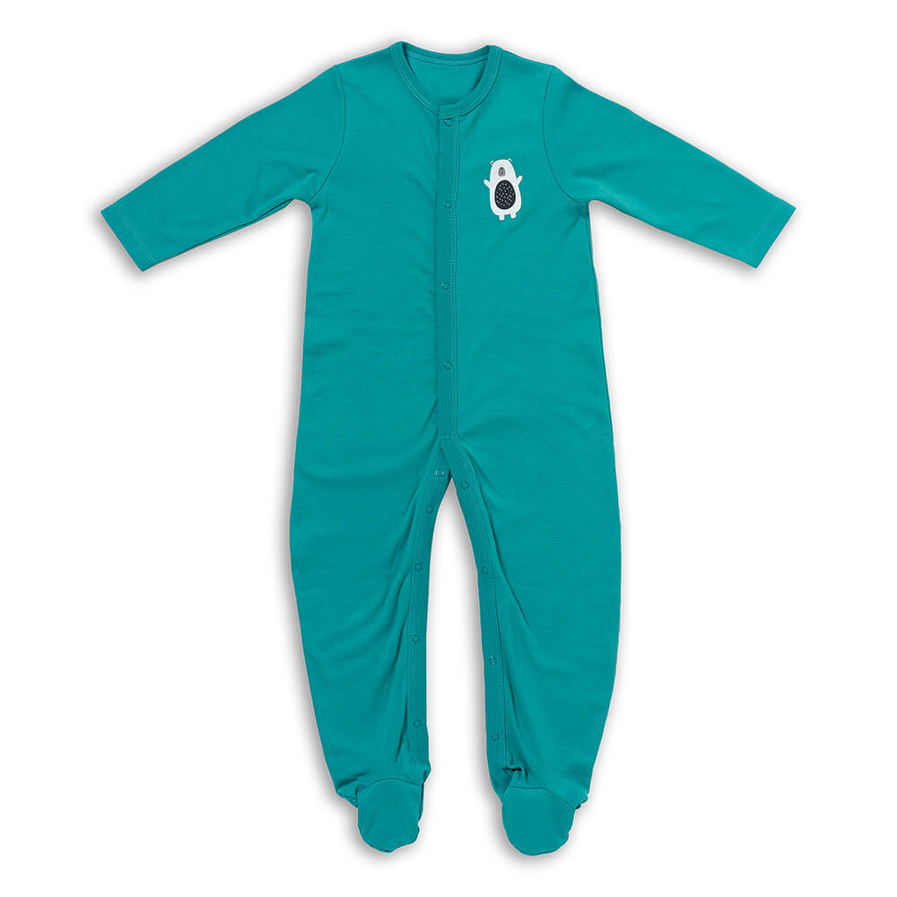 100% Organic Long Sleeve Baby Pyjamas - 2-pack