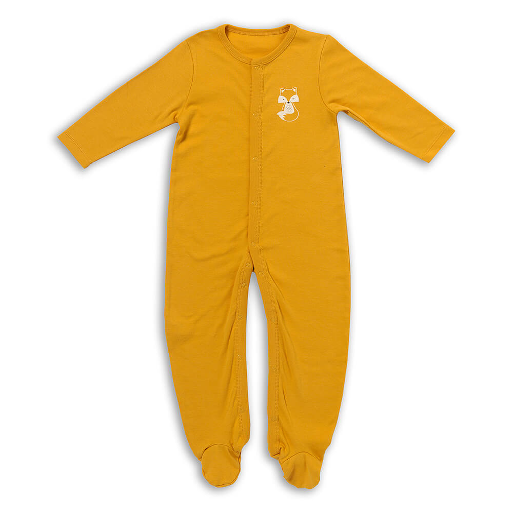 100% Organic Long Sleeve Baby Pyjamas - 2-pack