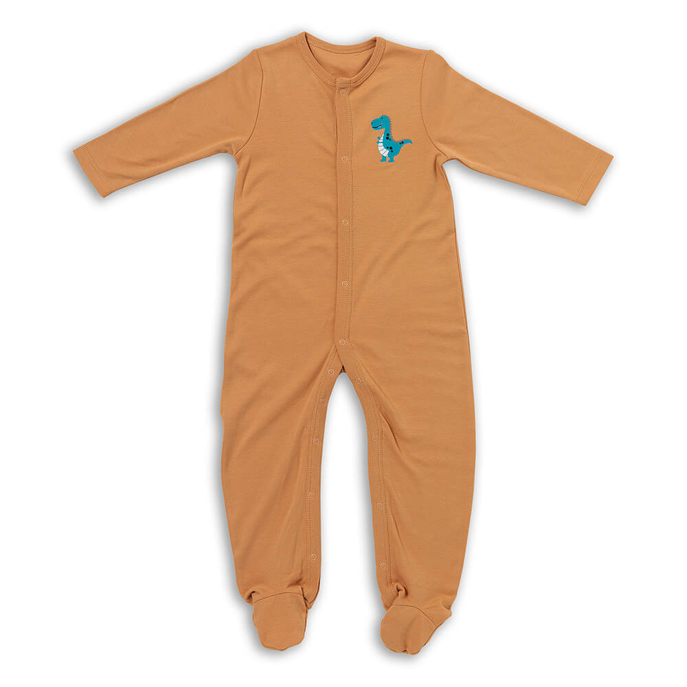 100% Organic Long Sleeve Baby Pyjamas - 2-pack