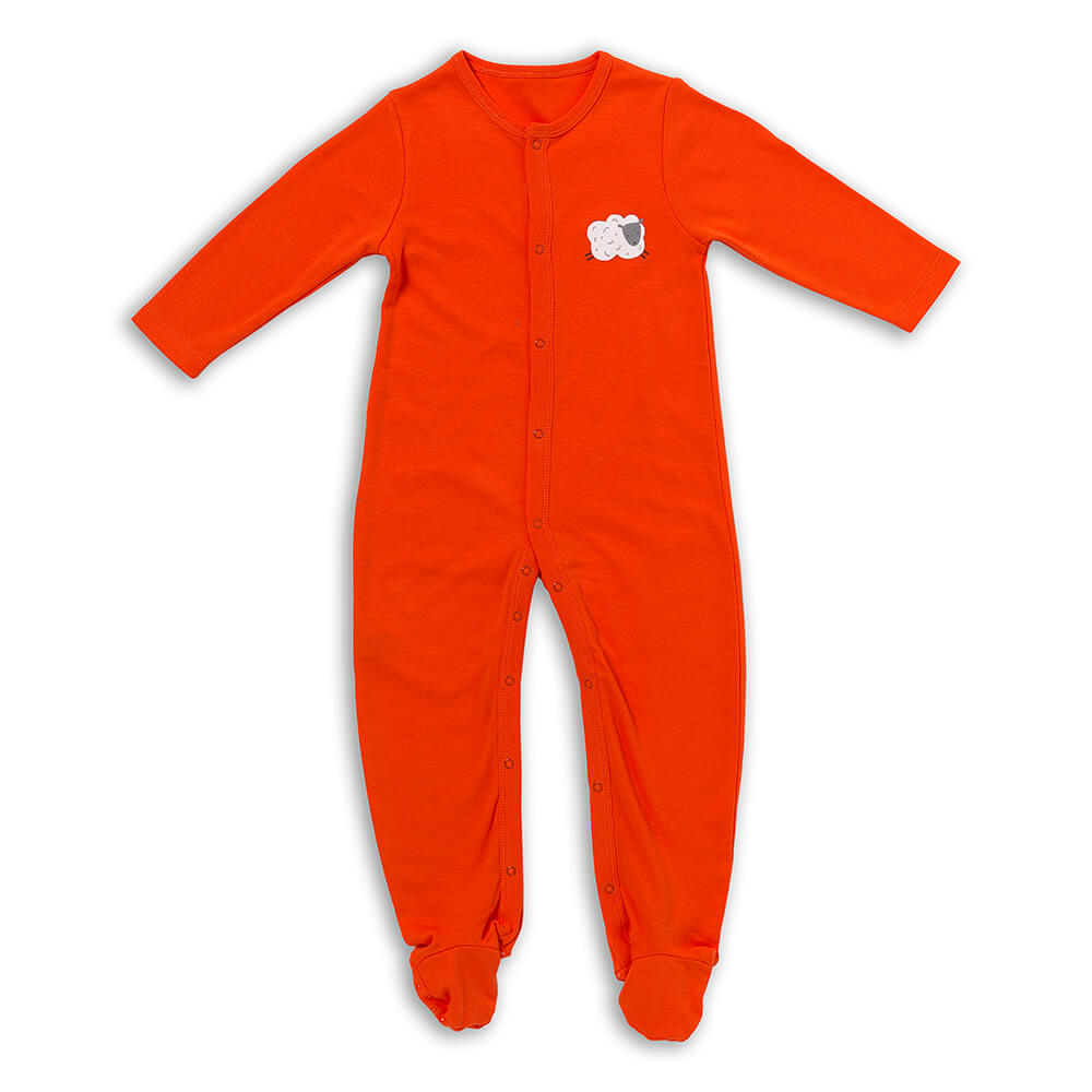 100% Organic Long Sleeve Baby Pyjamas - 2-pack