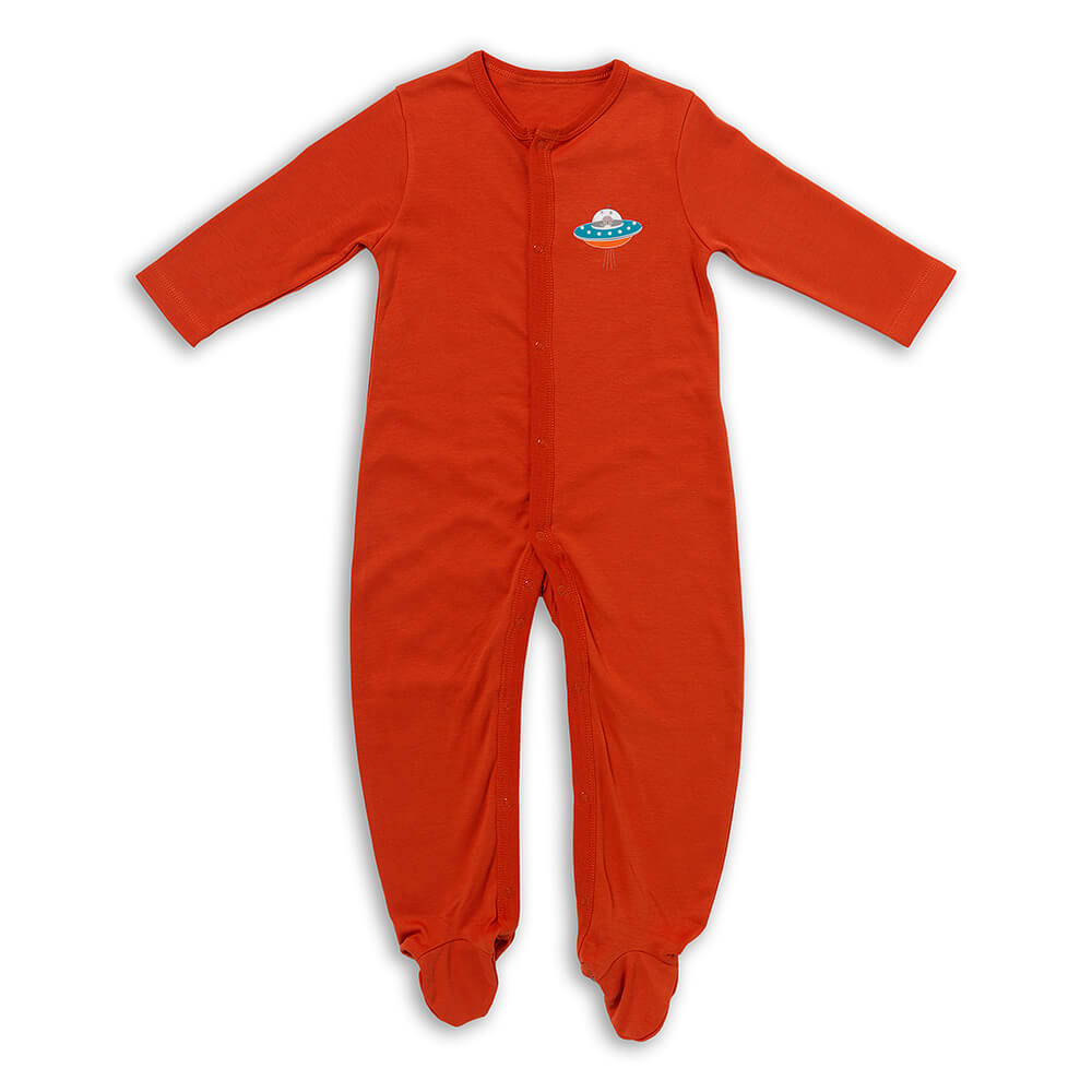 100% Organic Long Sleeve Baby Pyjamas - 2-pack