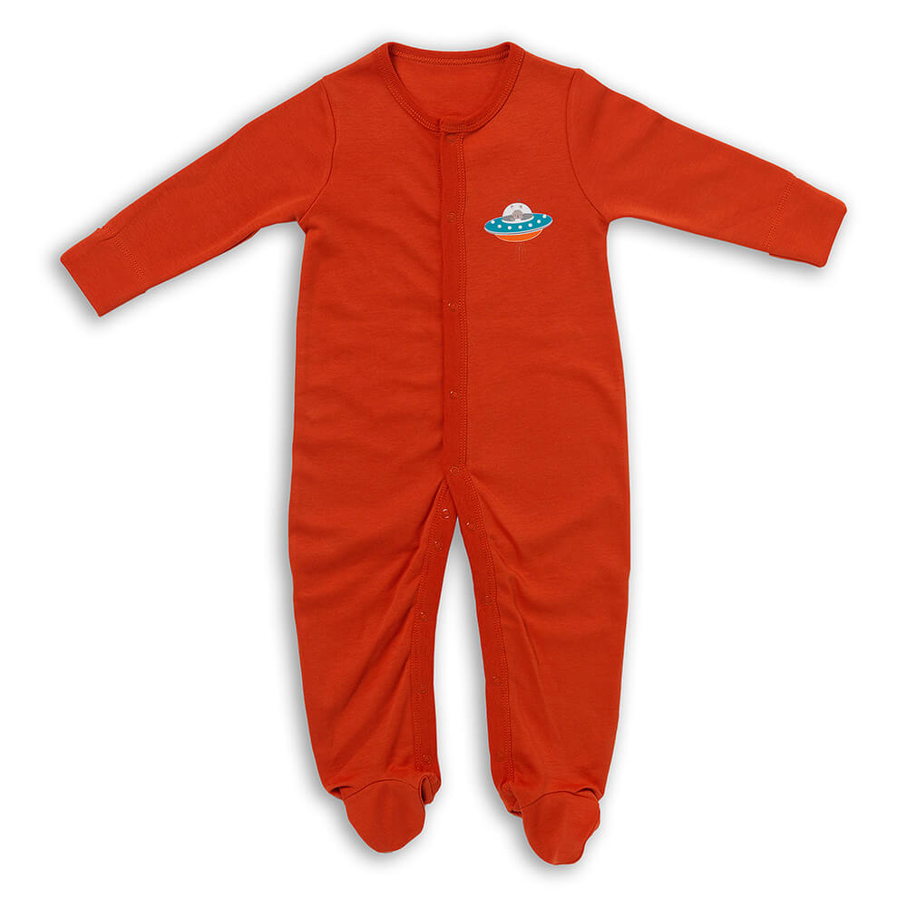 100% Organic Long Sleeve Baby Pyjamas - 2-pack