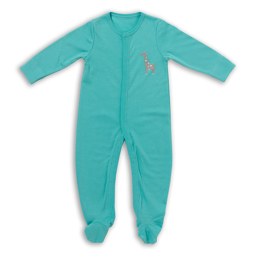 100% Organic Long Sleeve Baby Pyjamas - 2-pack