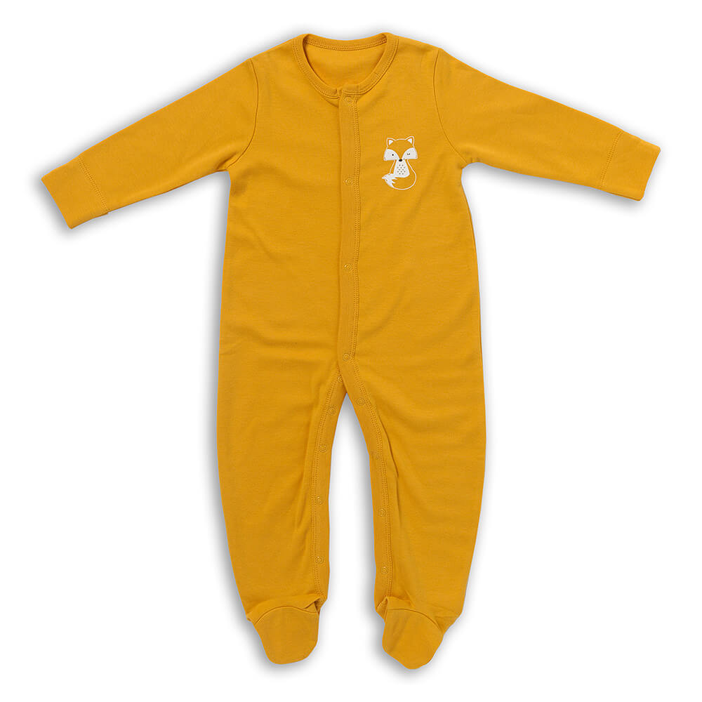 100% Organic Long Sleeve Baby Pyjamas - 2-pack