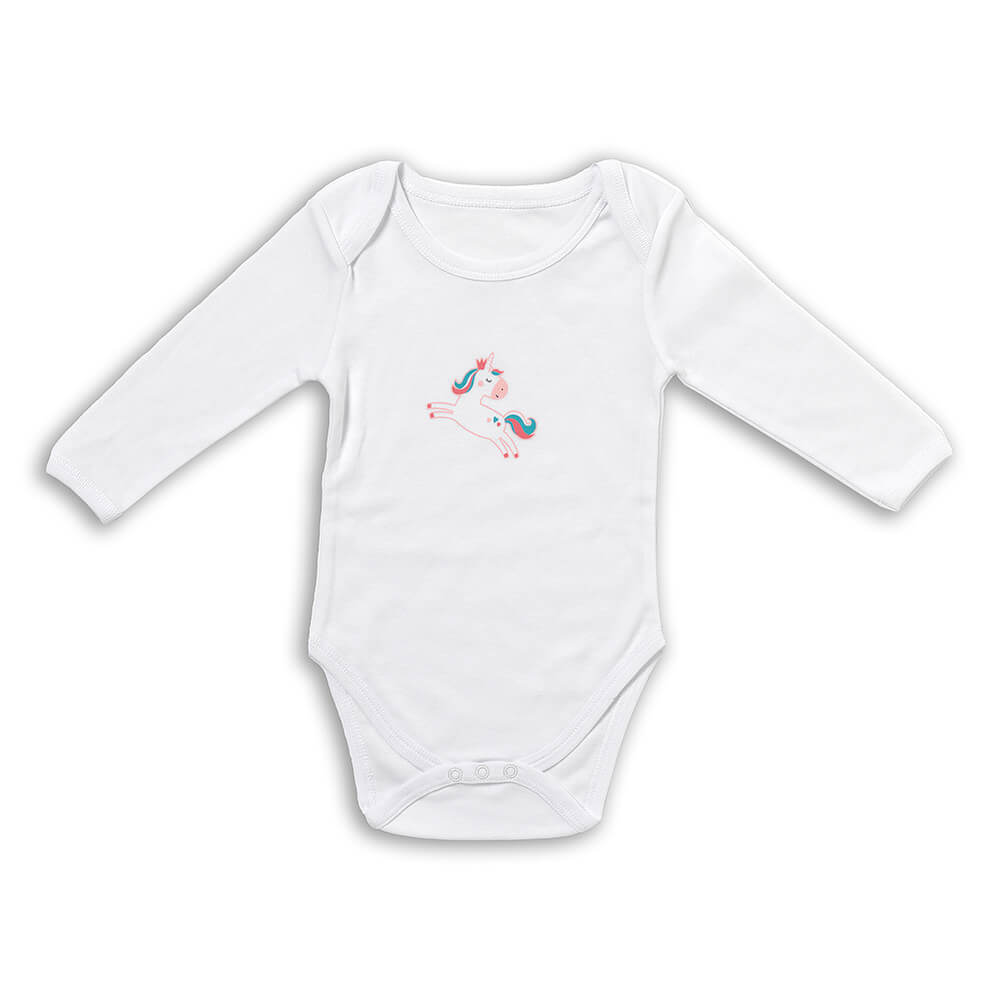 Organic Long Sleeve Baby Body - 3-pack