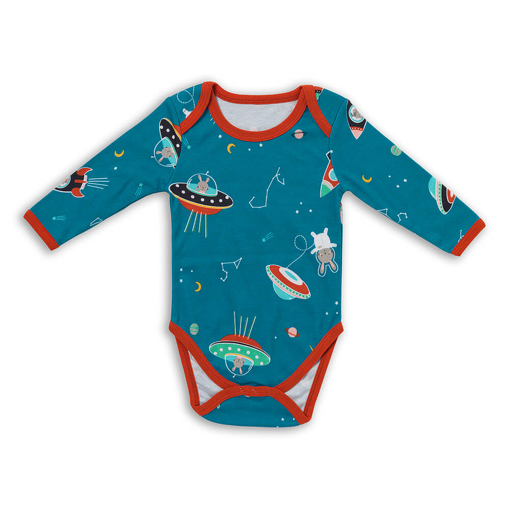 Organic Long Sleeve Baby Body - 3-pack