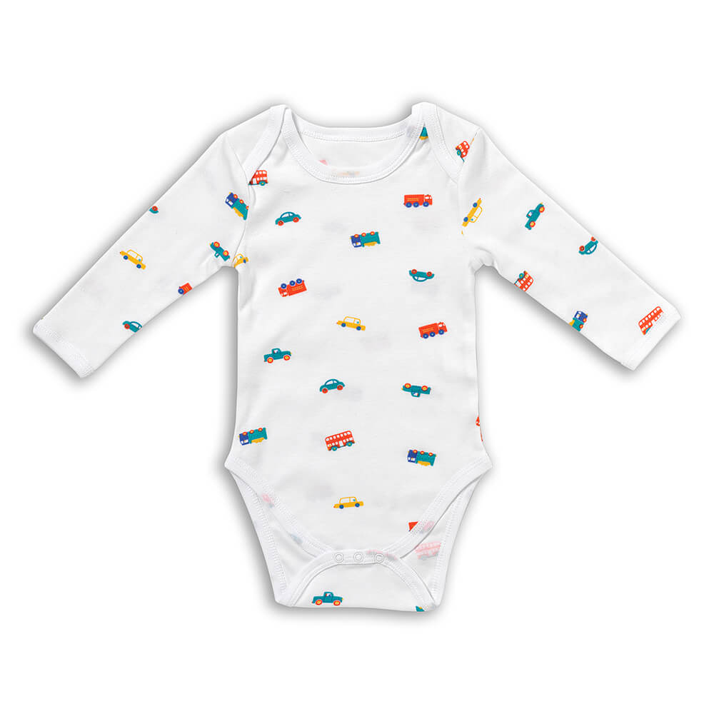 Organic Long Sleeve Baby Body - 3-pack