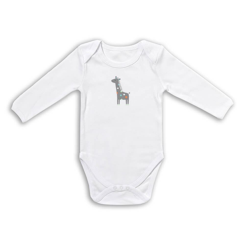 Organic Long Sleeve Baby Body - 3-pack