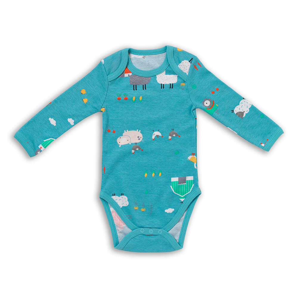 Organic Long Sleeve Baby Body - 3-pack