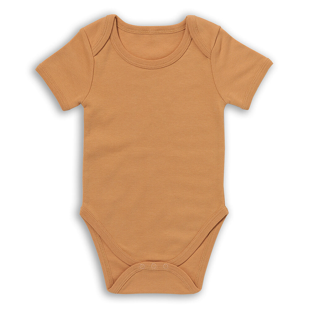 100% Organic Short Sleeve Baby Body - 5-pack