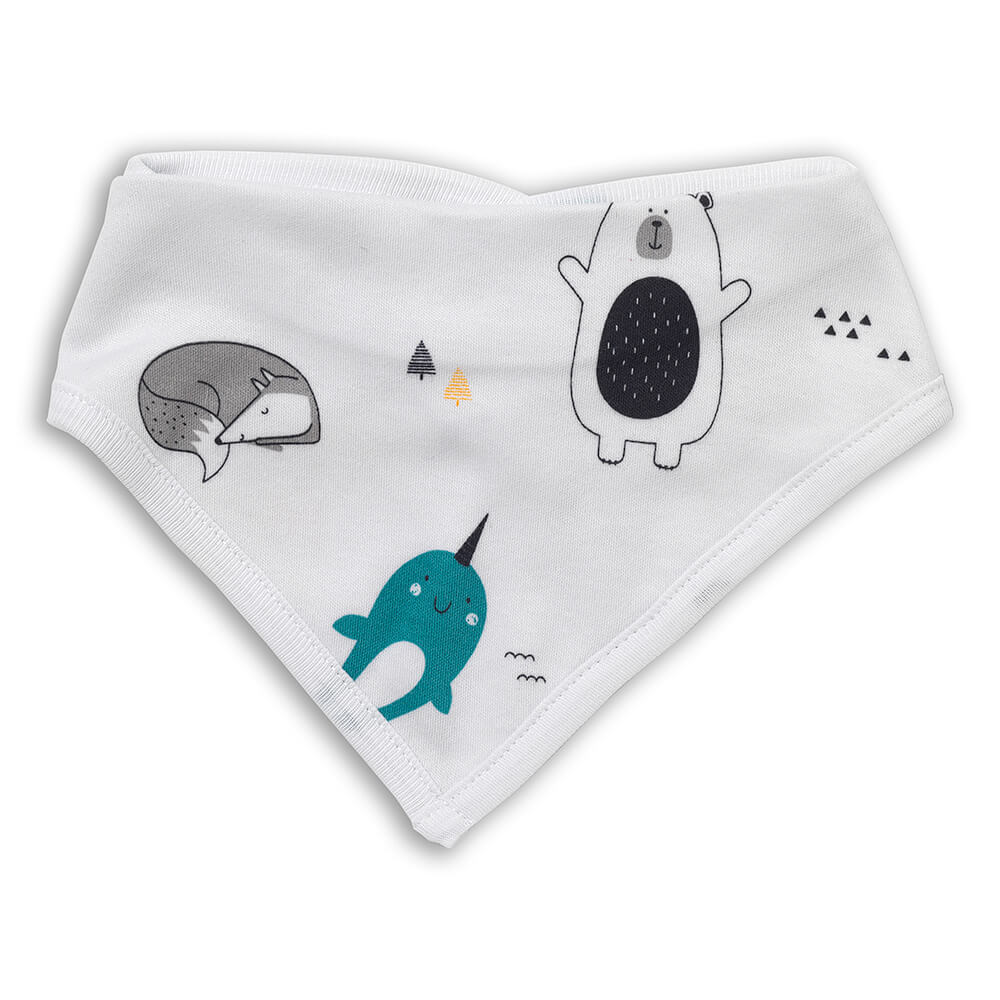 Organic Baby Bandanas - 4-pack