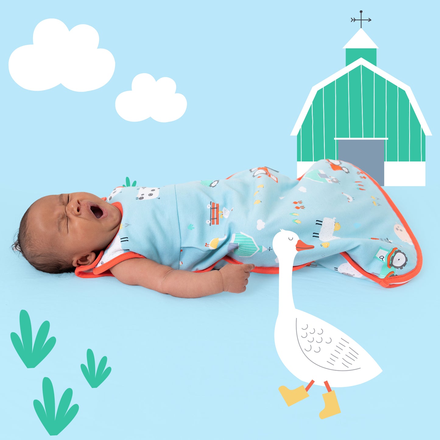 Organic Baby Sleeping Bag - 1.0 TOG