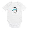 100% Organic Short Sleeve Baby Body slogan