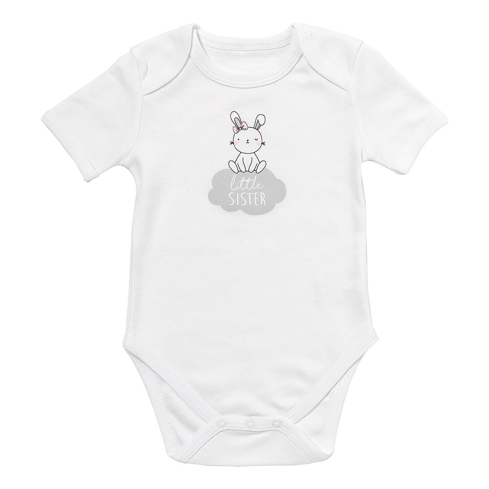 100% Organic Short Sleeve Baby Body slogan