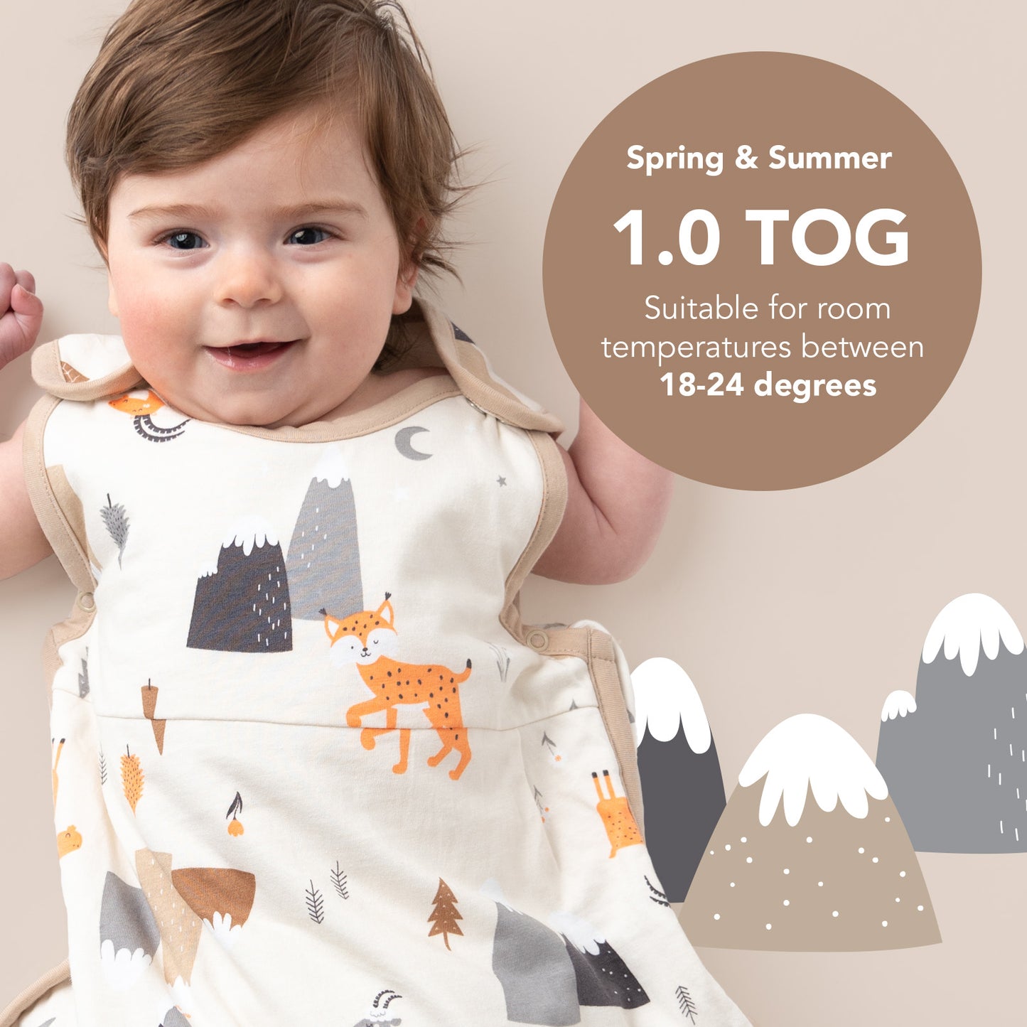 Baby Sleeping Bag - 1.0 Tog