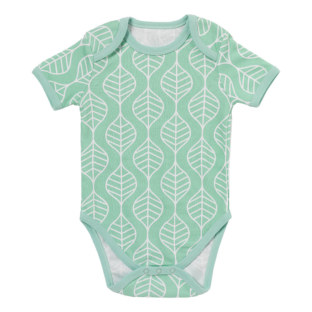 100% Organic Short Sleeve Baby Body - 5-pack