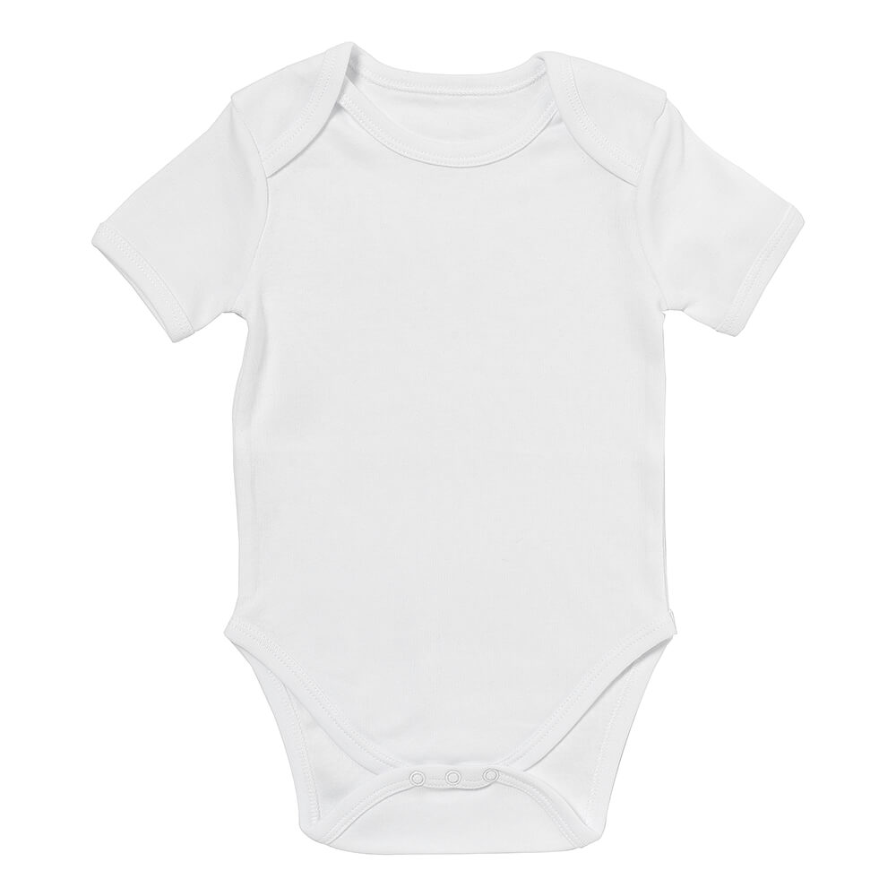 100% Organic Short Sleeve Baby Body - 5-pack