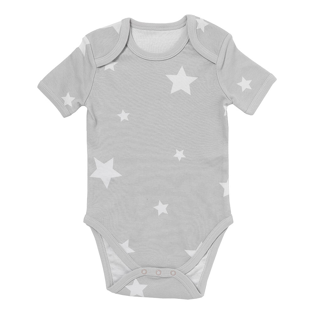 100% Organic Short Sleeve Baby Body - 5-pack