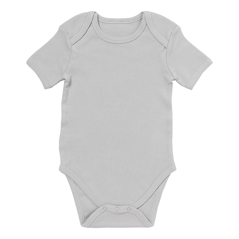 100% Organic Short Sleeve Baby Body - 5-pack