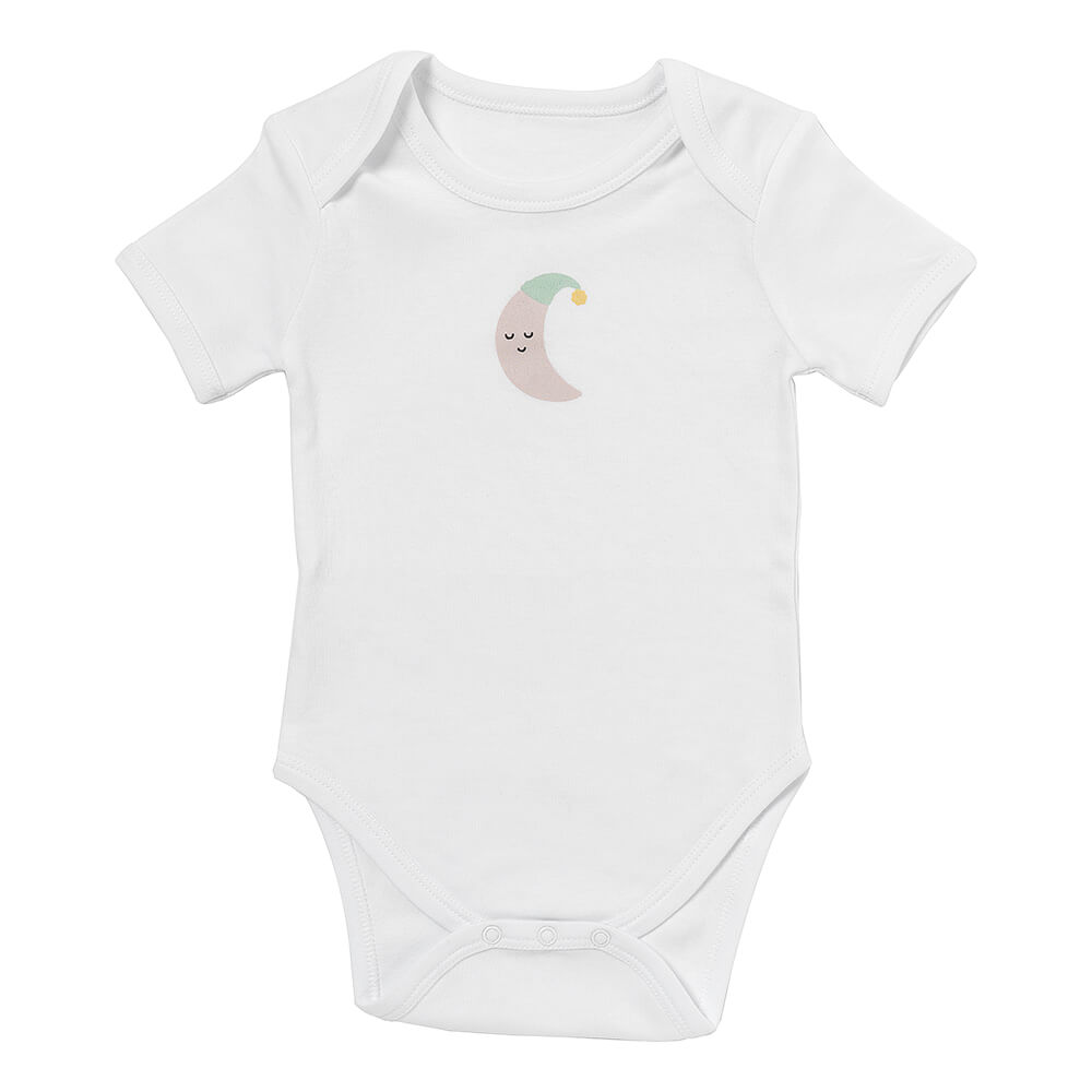 100% Organic Short Sleeve Baby Body - 5-pack