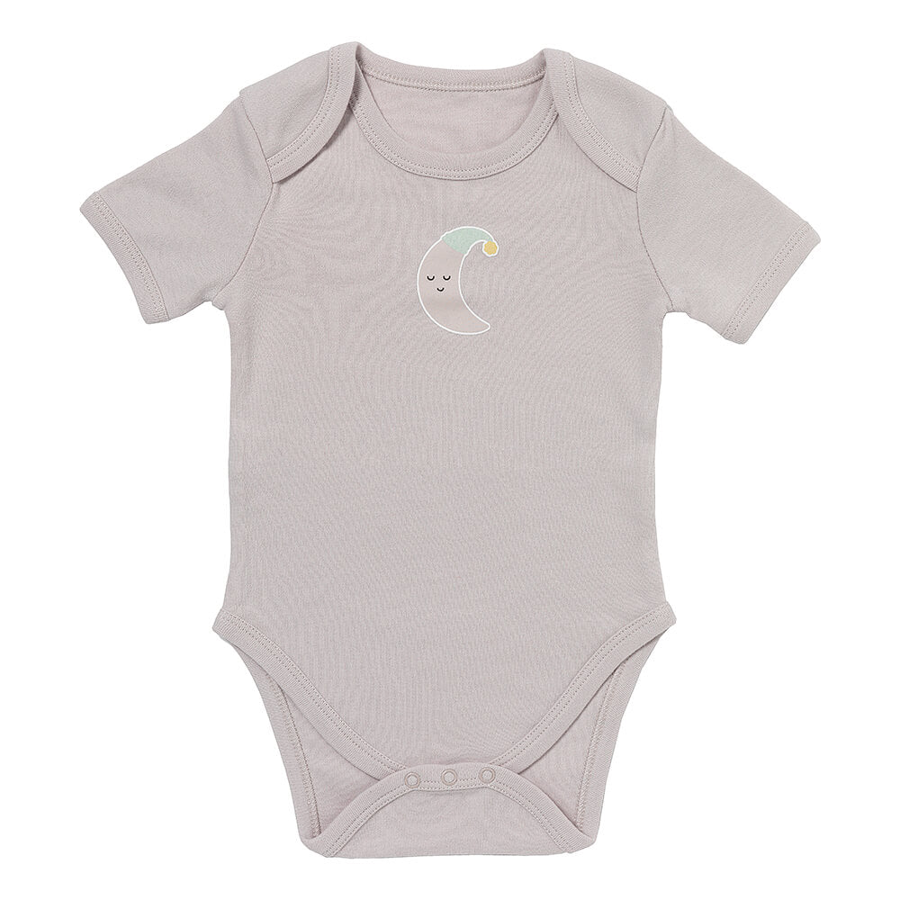 100% Organic Short Sleeve Baby Body - 5-pack