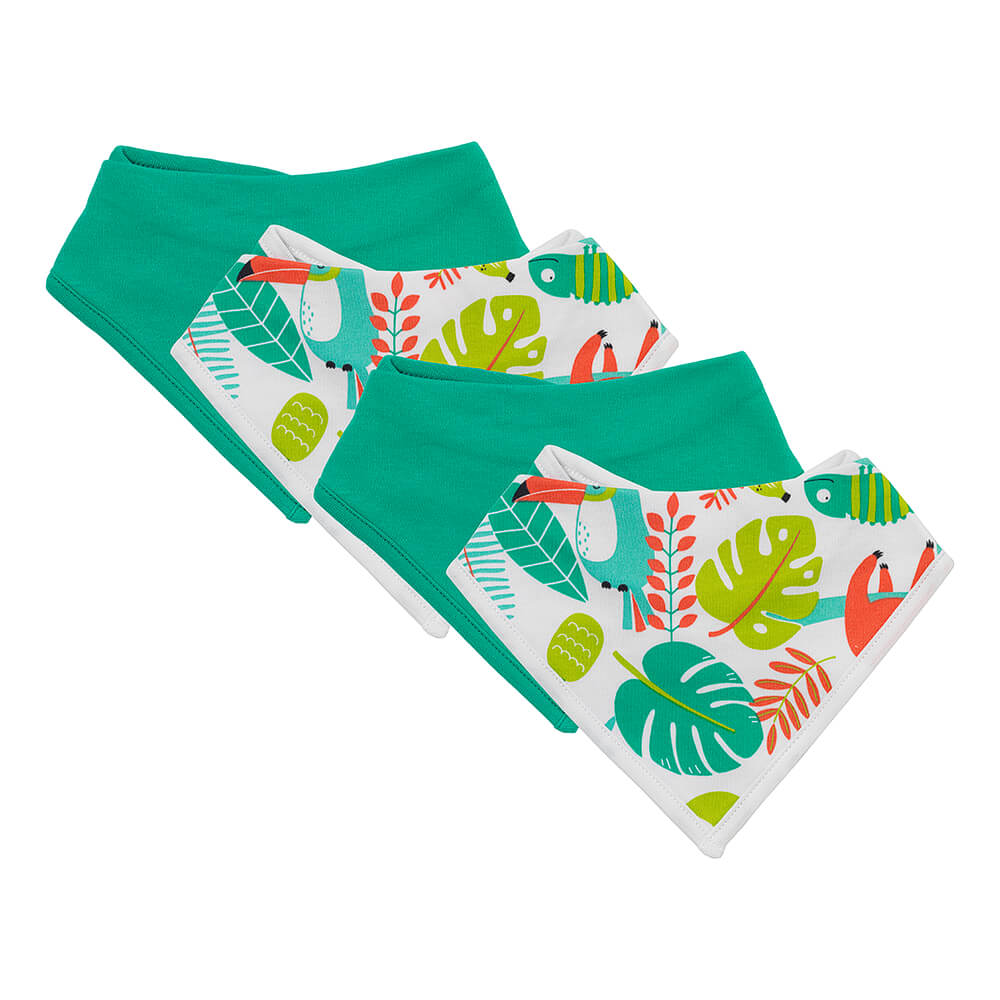 Organic Baby Bandanas - 4-pack