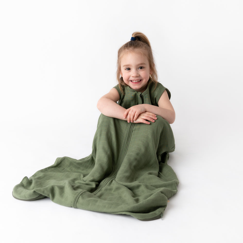 Plain Muslin Sleeping Bag - 0.5 Tog