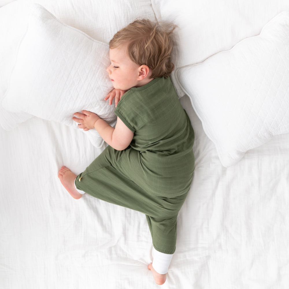 Muslin Sleeping Bag with Feet - 0.5 Tog