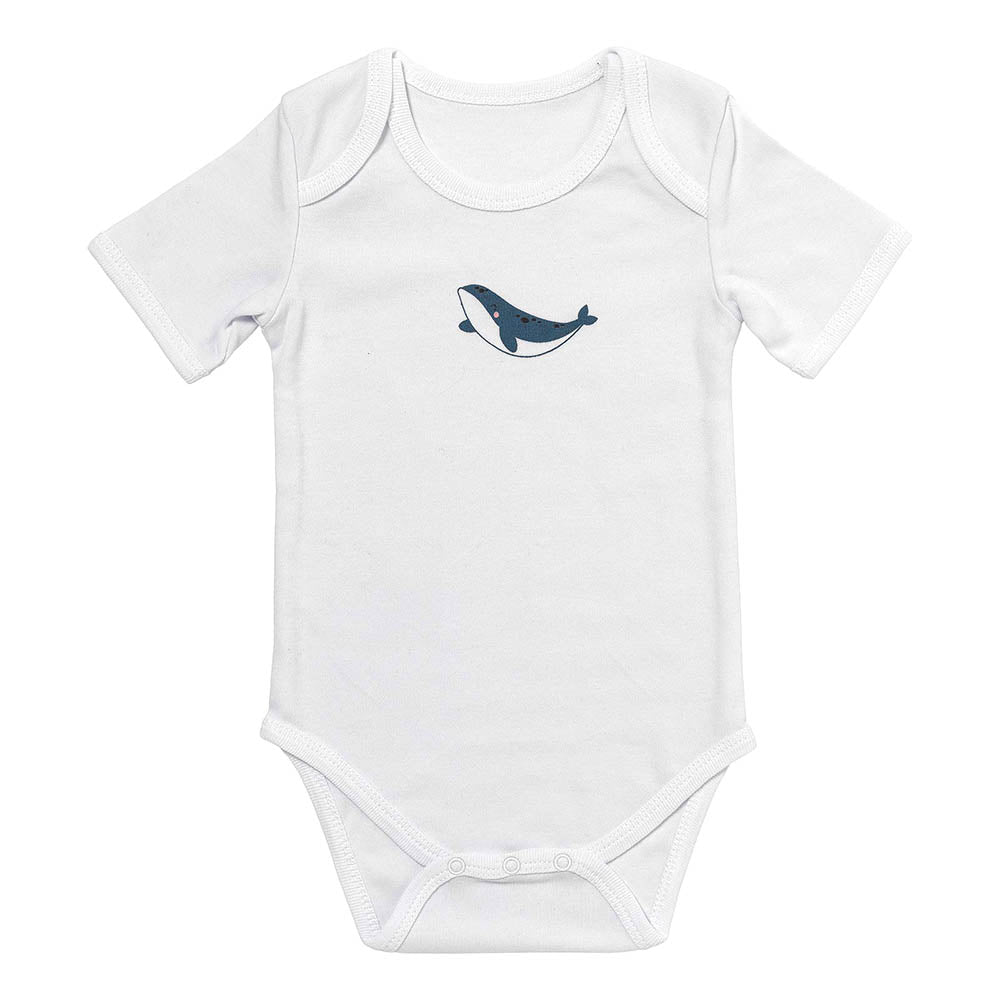 100% Organic Short Sleeve Baby Body - 5-pack