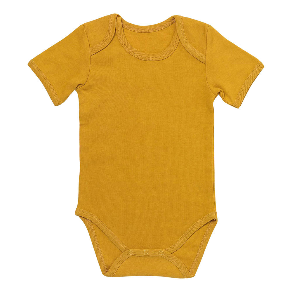 100% Organic Short Sleeve Baby Body - 5-pack