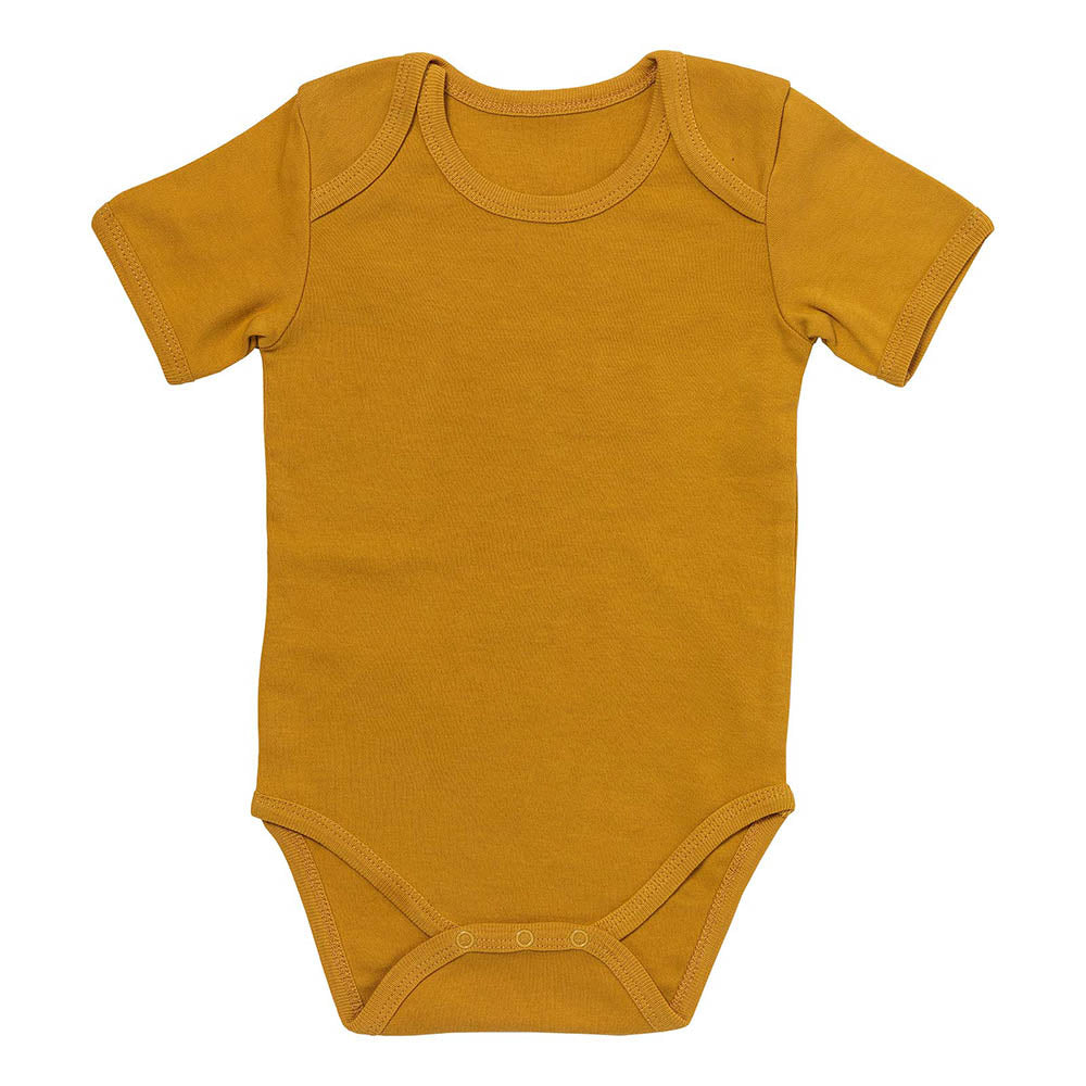 100% Organic Short Sleeve Baby Body - 5-pack