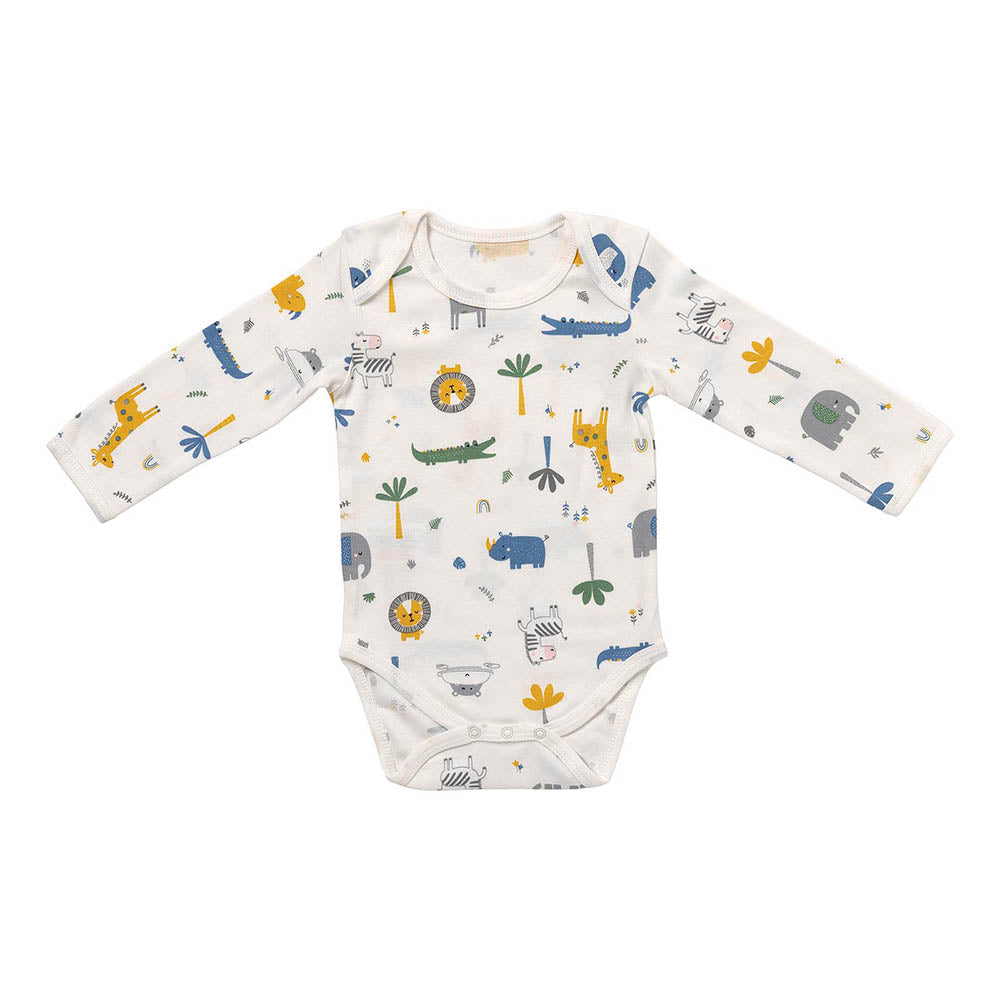 Organic Long Sleeve Baby Body - 3-pack