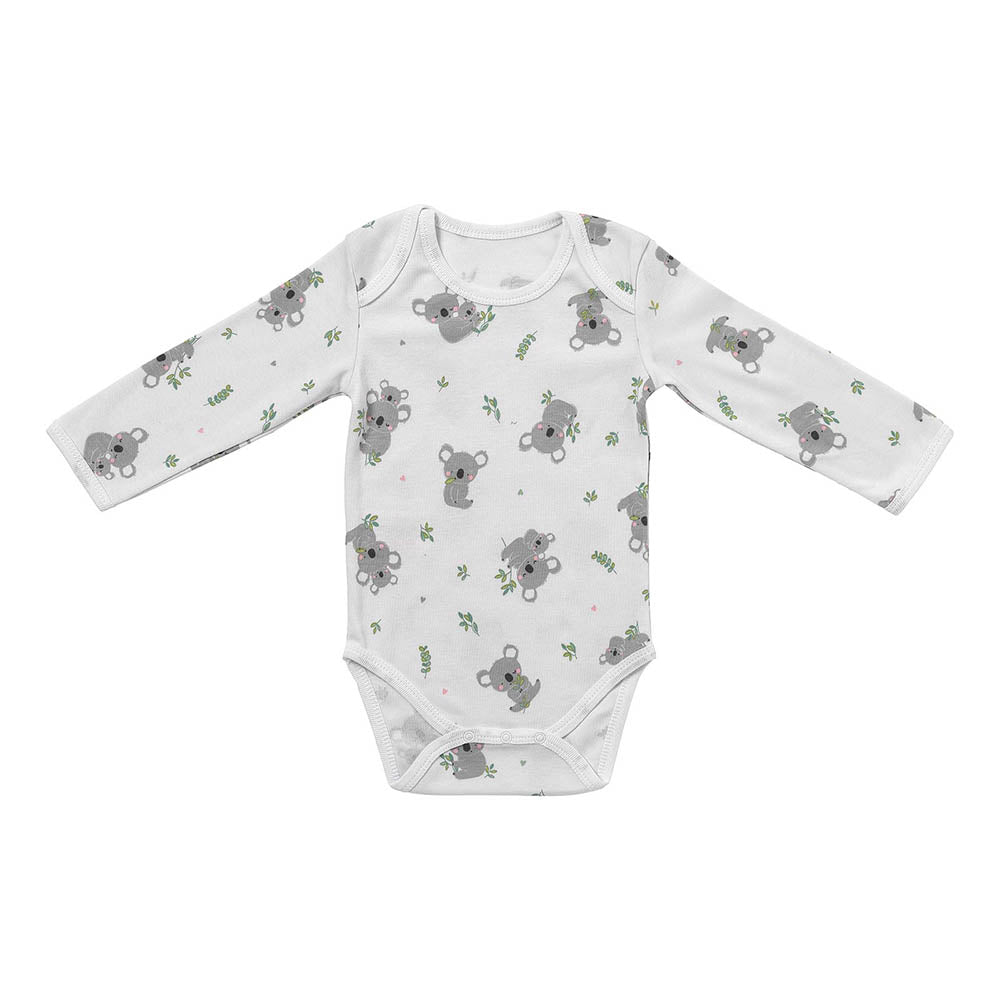 Organic Long Sleeve Baby Body - 3-pack