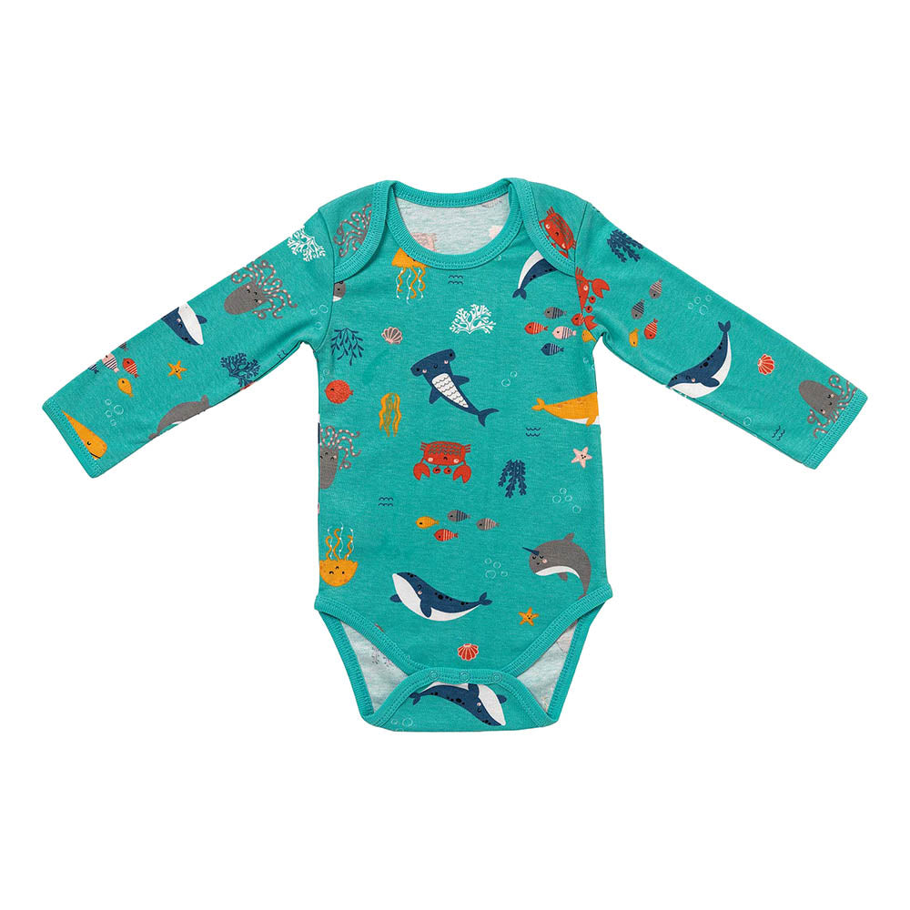 Organic Long Sleeve Baby Body - 3-pack