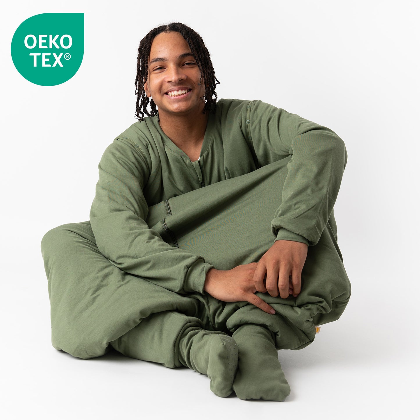 Adult Sleeping Bag with Feet & Detachable Sleeves - 2.5 TOG