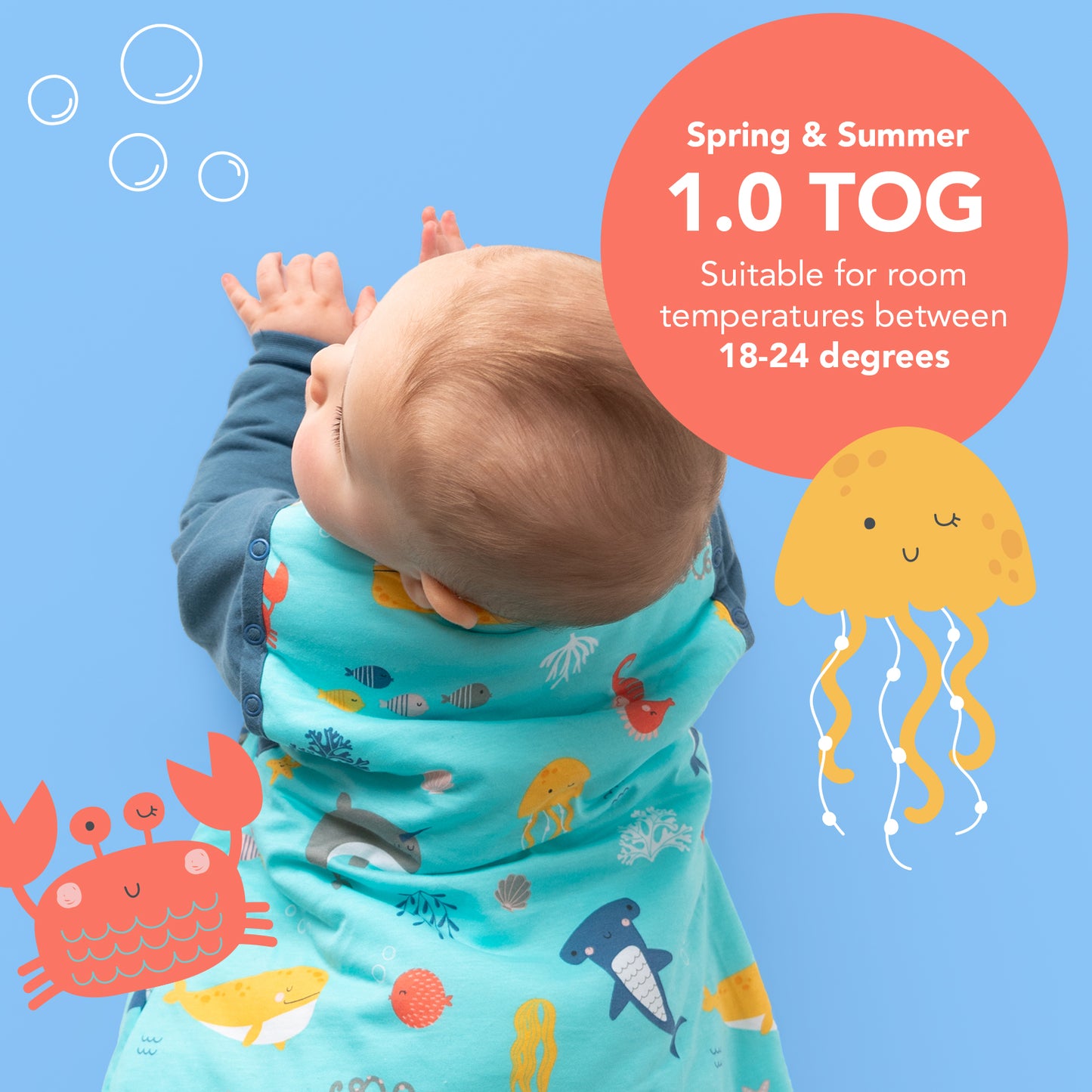 Baby Sleeping Bag - 1.0 TOG