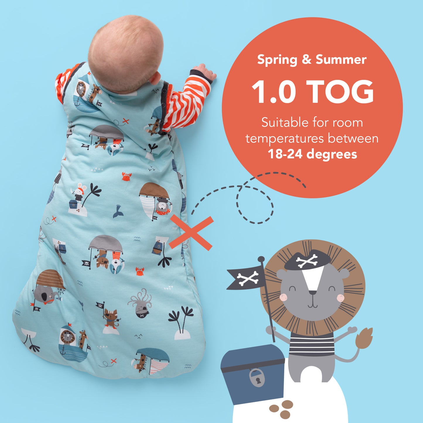 Baby Sleeping Bag - 1.0 TOG