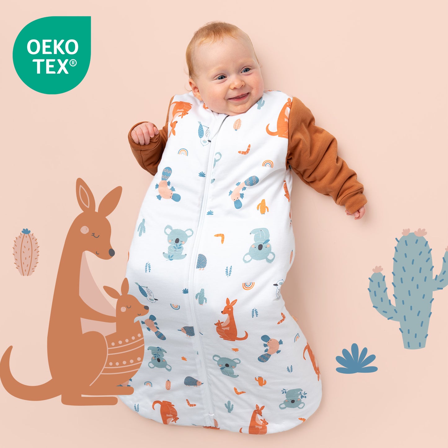 Long Sleeve Baby Sleeping Bag - 3.5 TOG