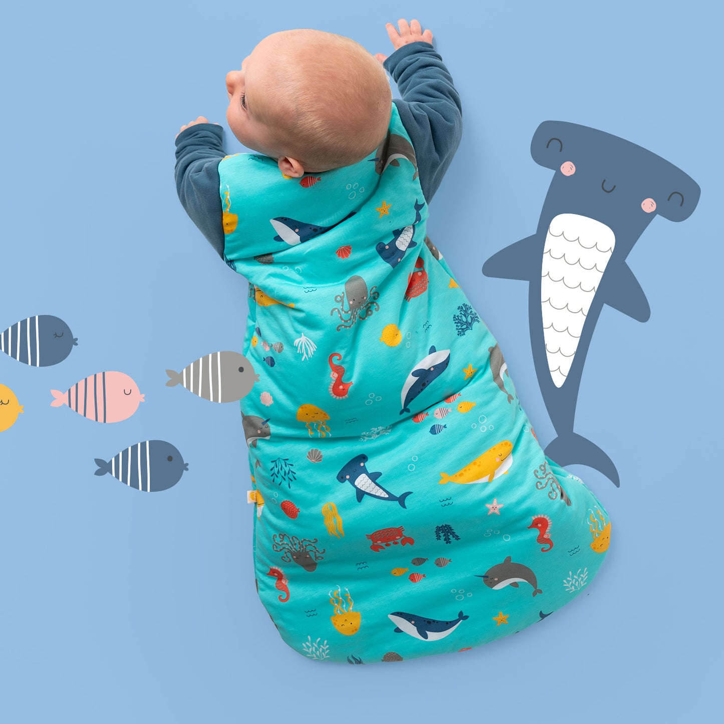 Long Sleeve Baby Sleeping Bag - 3.5 TOG