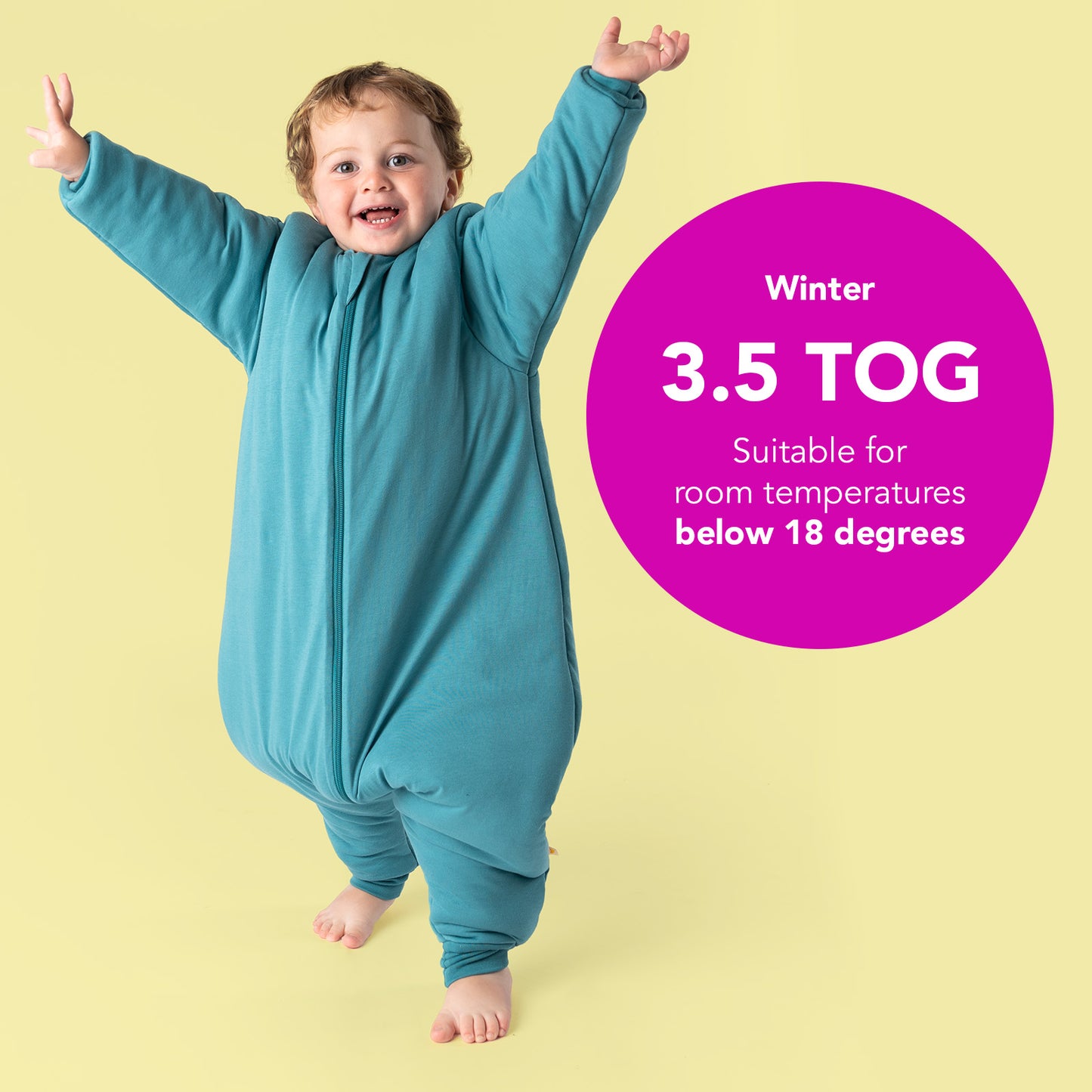 Sleeping Bag with Feet - 3.5 TOG