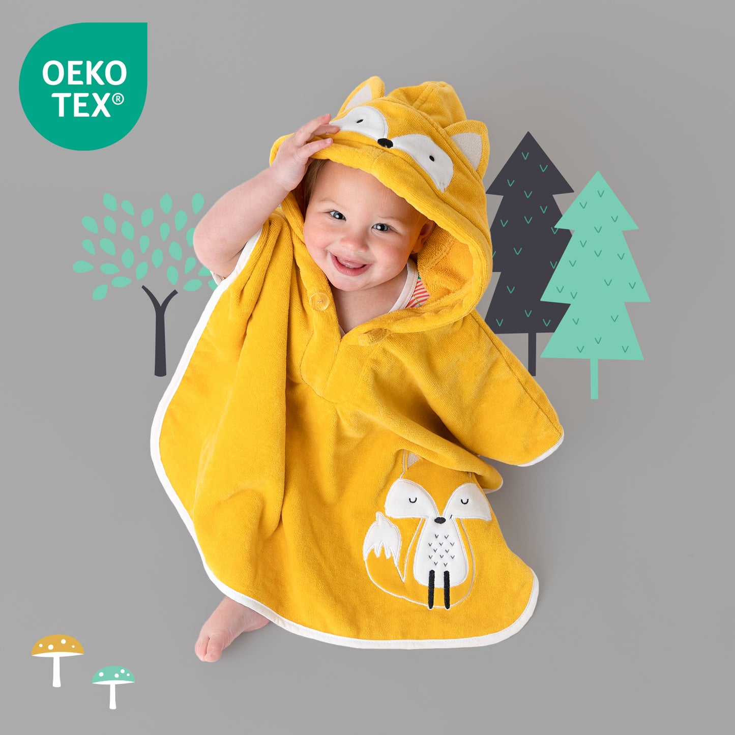 Hooded Bath Poncho