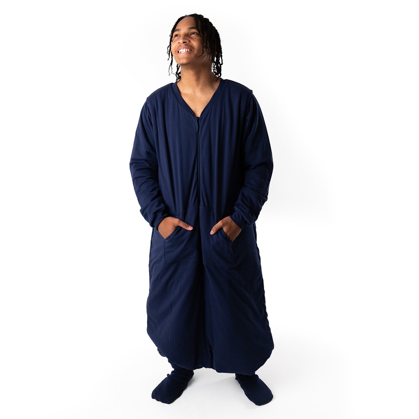 Adult Sleeping Bag with Feet & Detachable Sleeves - 2.5 TOG