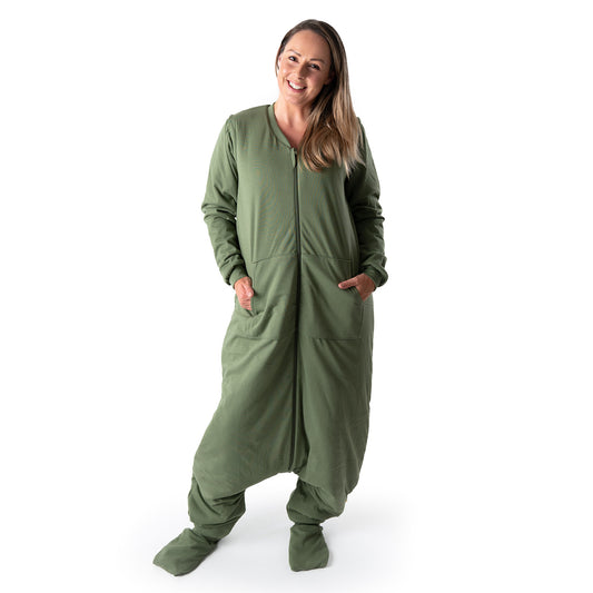 Adult Sleeping Bag with Feet & Detachable Sleeves - 1.0 TOG