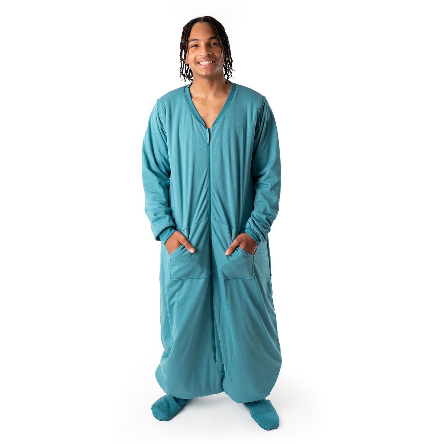 Adult Sleeping Bag with Feet & Detachable Sleeves - 2.5 TOG