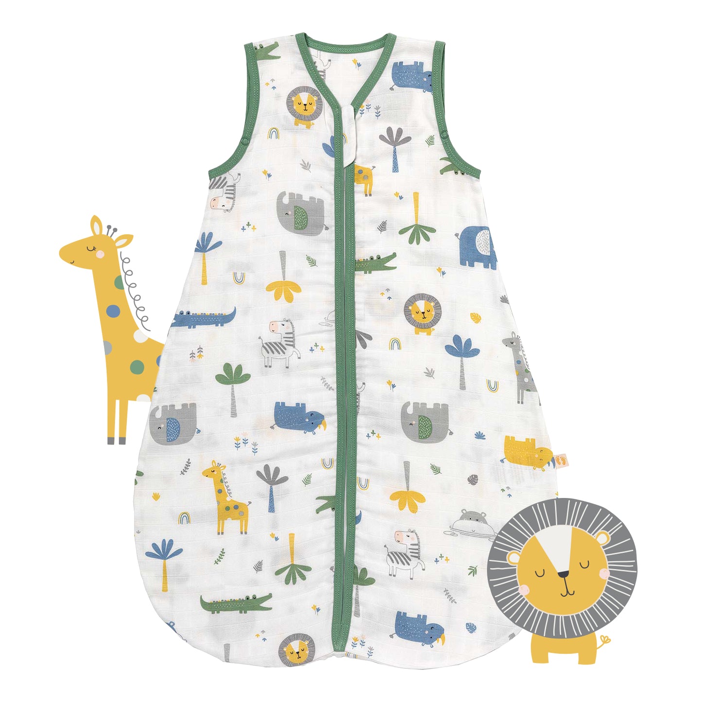 Muslin Baby Sleeping Bag - 0.5 TOG