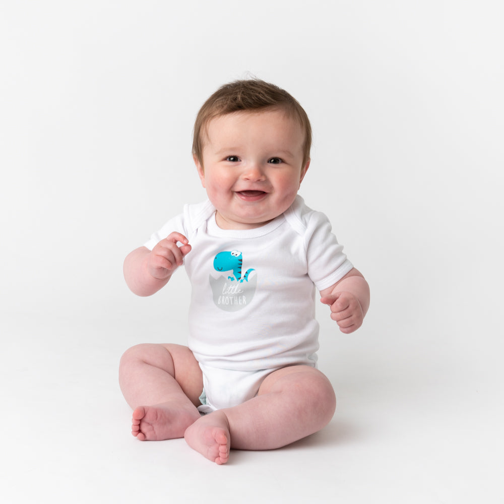 100% Organic Short Sleeve Baby Body slogan