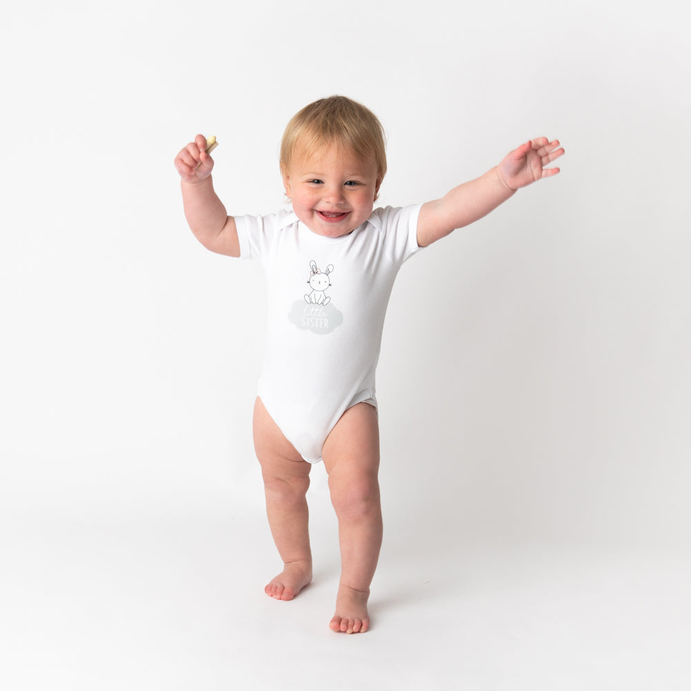 100% Organic Short Sleeve Baby Body slogan